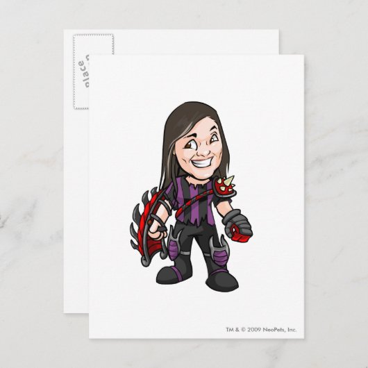 Ziggytron Darigan Citadel Mitarbeiter Player Postkarte (Vorne/Hinten)