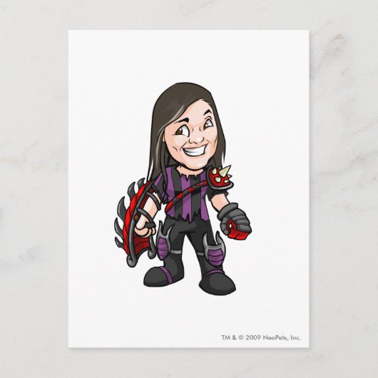 Ziggytron Darigan Citadel Mitarbeiter Player Postkarte (Vorderseite)