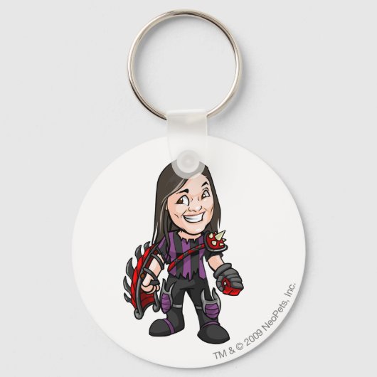 Ziggytron Darigan Citadel Mitarbeiter Player Schlüsselanhänger (Vorderseite)