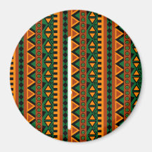 Zigzag African Pattern Buttons | Schöne Kultur
