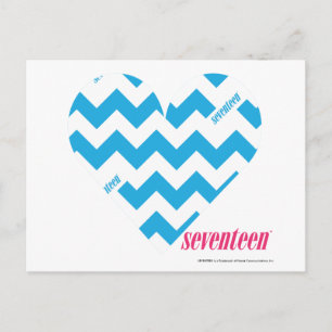 ZigZag Aqua Postkarte