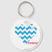 ZigZag Aqua Schlüsselanhänger (Vorderseite)