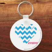 ZigZag Aqua Schlüsselanhänger (Vorderseite)