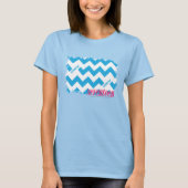 ZigZag Aqua T-Shirt (Vorderseite)