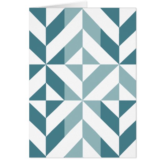 ZigZag, aquamarin-grün-zweiteilig, geometrisch (Vorne)