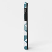ZigZag, aquamarin-grün-zweiteilig, geometrisch Case-Mate iPhone Hülle (Hinten/Links)