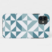 ZigZag, aquamarin-grün-zweiteilig, geometrisch Case-Mate iPhone Hülle (Rückseite (Horizontal))