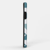 ZigZag, aquamarin-grün-zweiteilig, geometrisch Case-Mate iPhone Hülle (Hinten/Rechts)