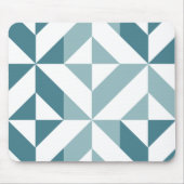 ZigZag, aquamarin-grün-zweiteilig, geometrisch Mousepad (Vorne)