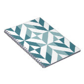 ZigZag, aquamarin-grün-zweiteilig, geometrisch Notizblock (Rechte Seite)