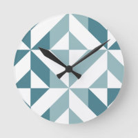ZigZag, aquamarin-grün-zweiteilig, geometrisch