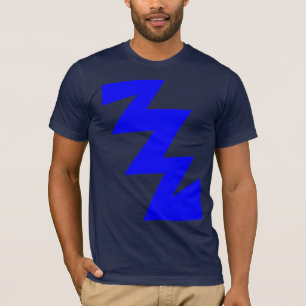 ZigZag - blau T-Shirt
