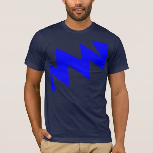 ZigZag - blau T-Shirt (Vorderseite)