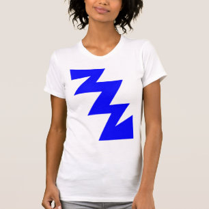 ZigZag - blau T-Shirt