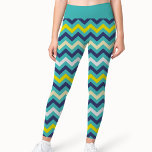 Zigzag Blue Green Yellow Zickzack Muster Hübsch Leggings<br><div class="desc">Zigzag Blue Green Yellow Zickzack Muster Hübsche Leggings . Diese eleganten Leggings zeichnen sich durch ein Zickzack blaugrün-gelbes Muster aus. Diese hübschen Leggings sind so konzipiert, dass sie mit ihrem Zickzack, fesselnden Muster in lebhaften Farbtönen von Blaugrün Gelb eine Aussage treffen. Dieses Zickzack Druckdesign Blue Green Yellow Muster und elegante...</div>
