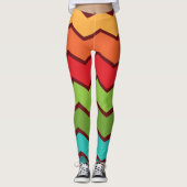 Zigzag der 1970er leggings (Vorderseite)