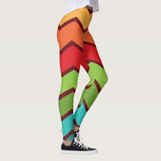 Zigzag der 1970er leggings (Rechts)