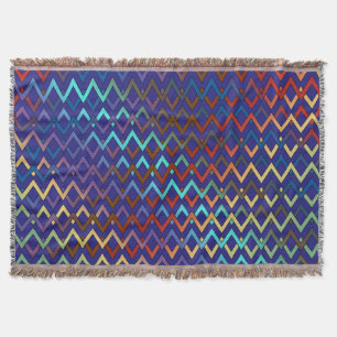 ZIGZAG Diamanten - gefärbt + Ihr Backgr. Ideen Decke
