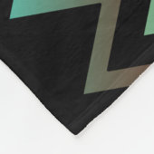 ZIGZAG Diamanten - gefärbt + Ihr Backgr. Ideen Fleecedecke (Ecke)