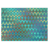 ZIGZAG Diamanten - gefärbt + Ihr Backgr. Ideen Tischdecke (Vorderseite (Horizontal))