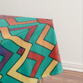 ZIGZAG Diamanten - gefärbt + Ihr Backgr. Ideen Tischdecke (Beispiel)