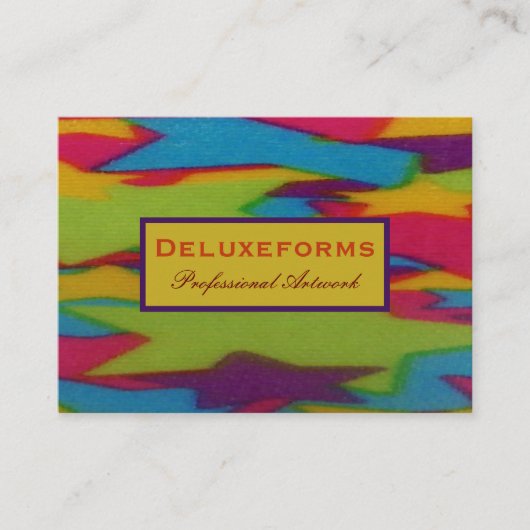 Zigzag Dyes Visitenkarte (Vorderseite)