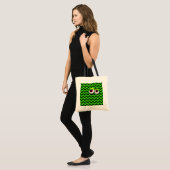 ZIGZAG eYe MONSTER : GReeN Tragetasche (Vorderseite (Model))