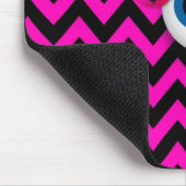 ZigZag eye Monster pad : pink Mousepad (Ecke)