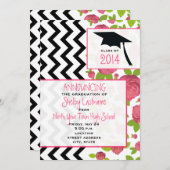 Zigzag & Floral 2014 Abschluss Ankündigung (Vorne/Hinten)