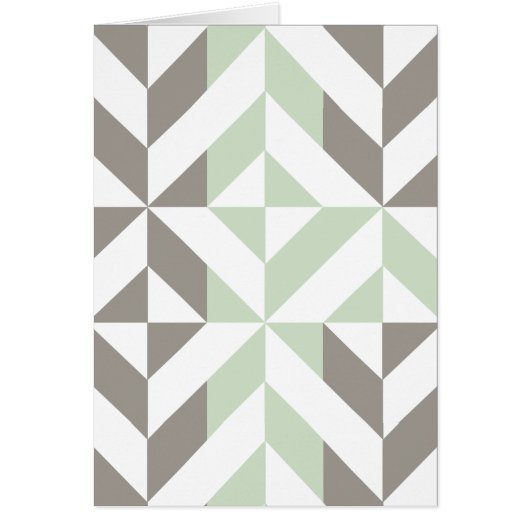 ZigZag-Geometrie der Seite Grün und Silber (Vorne)