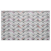 Zigzag, geometrisch, grau, lila, rosa, schwarz, St Stoff (Fat Quarter (45,7 x 55,9 cm))