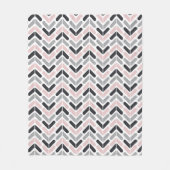 Zigzag Hugs Fleecedecke (Vorderseite)