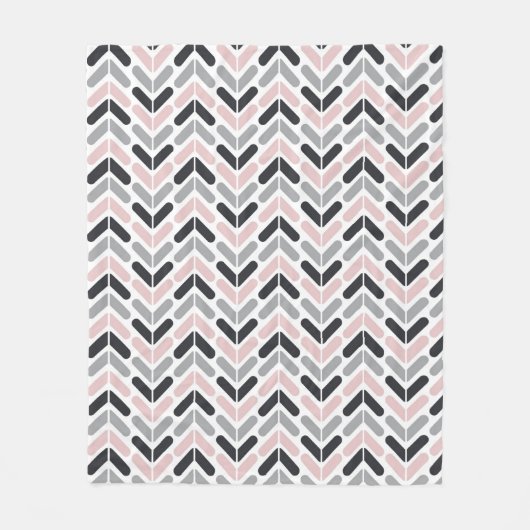 Zigzag Hugs Fleecedecke (Vorderseite)