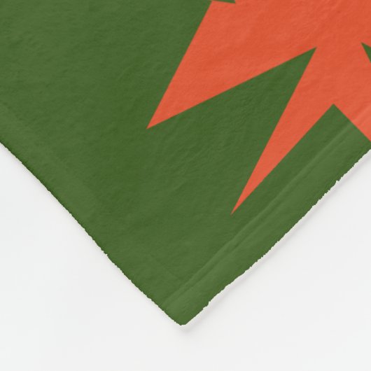 Zigzag Illustrieren Fleecedecke (Ecke)