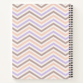 ZigZag Jot Blush Pink Lavender Notizblock (Rückseite)