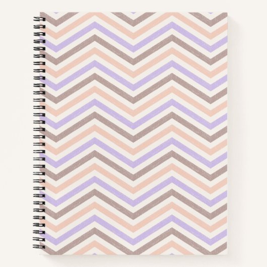 ZigZag Jot Blush Pink Lavender Notizblock (Vorderseite)