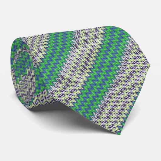 ZigZag Krawatte (Gerollt)