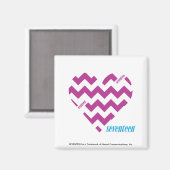 ZigZag Lila 2 Magnet (Vorderseite/Rückseite)