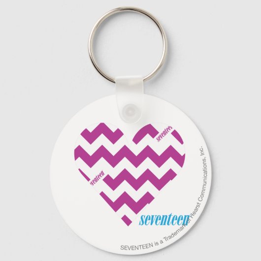 ZigZag Lila 2 Schlüsselanhänger (Vorderseite)