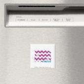 ZigZag Lila 3 Magnet (In Situ (Geschirrspüler))