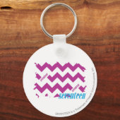 ZigZag Lila 3 Schlüsselanhänger (Vorderseite)