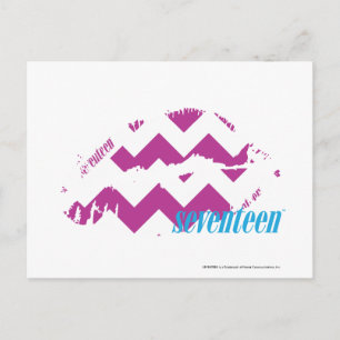 ZigZag Lila Postkarte