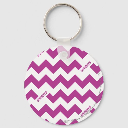 ZigZag Lila Schlüsselanhänger (Vorderseite)