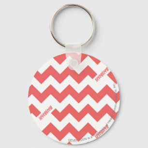 ZigZag LtPink Schlüsselanhänger