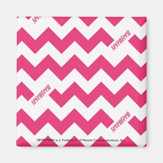 ZigZag Magenta Magnet (Vorne)