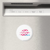 ZigZag Magenta Magnet (In Situ (Geschirrspüler))