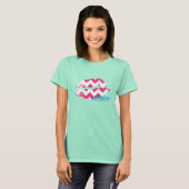 ZigZag Magenta T-Shirt (Vorne ganz)