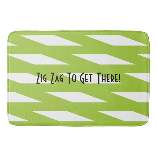 Zigzag Mat Badematte (Vorderseite)