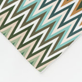 Zigzag Multicolor Muster Fleecedecke (Ecke)