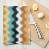 Zigzag Multicolor Muster Geschirrtuch (Viertel Falte)